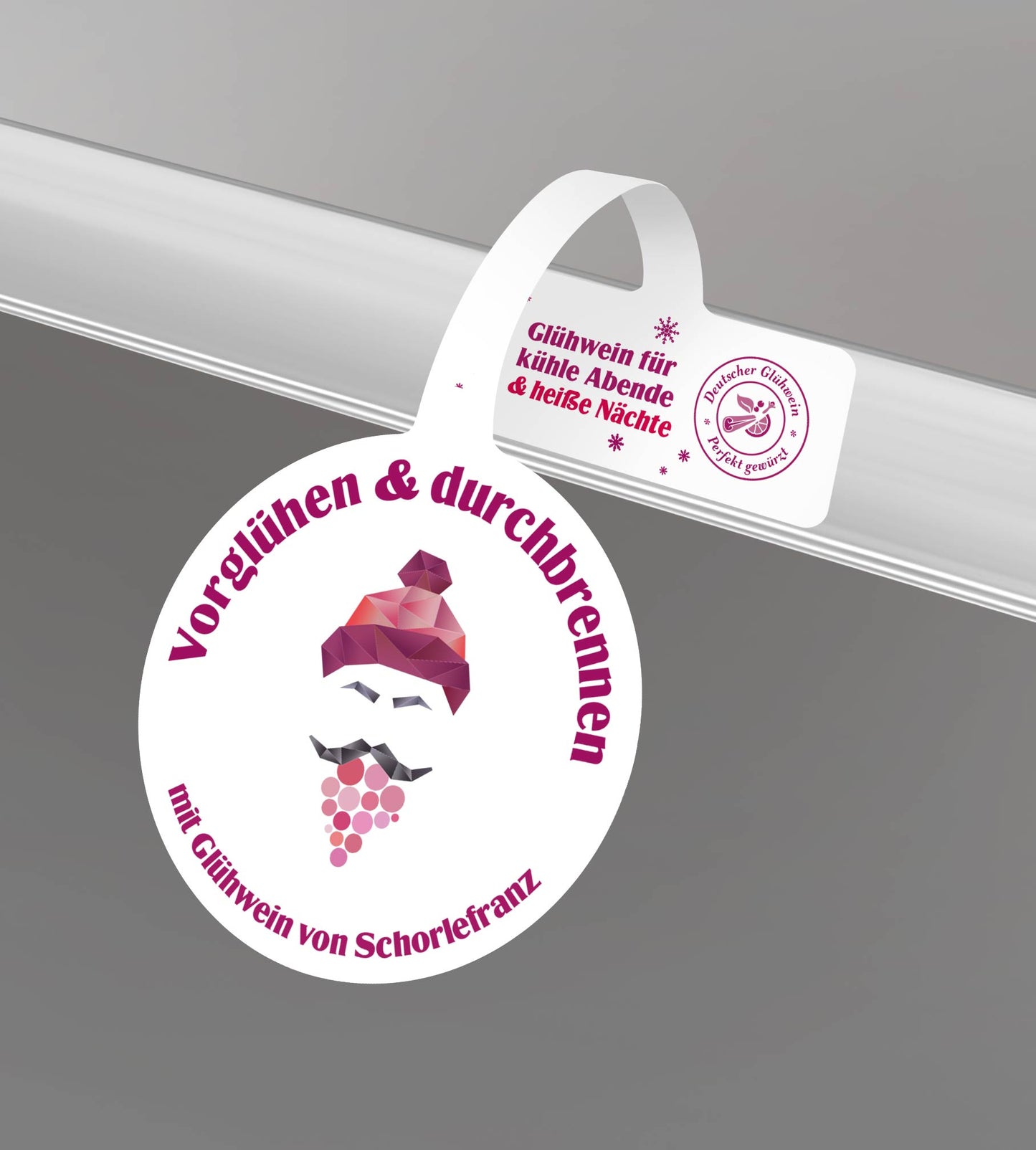 Gratis: Regalwobbler "Weinschorle/Glühwein"