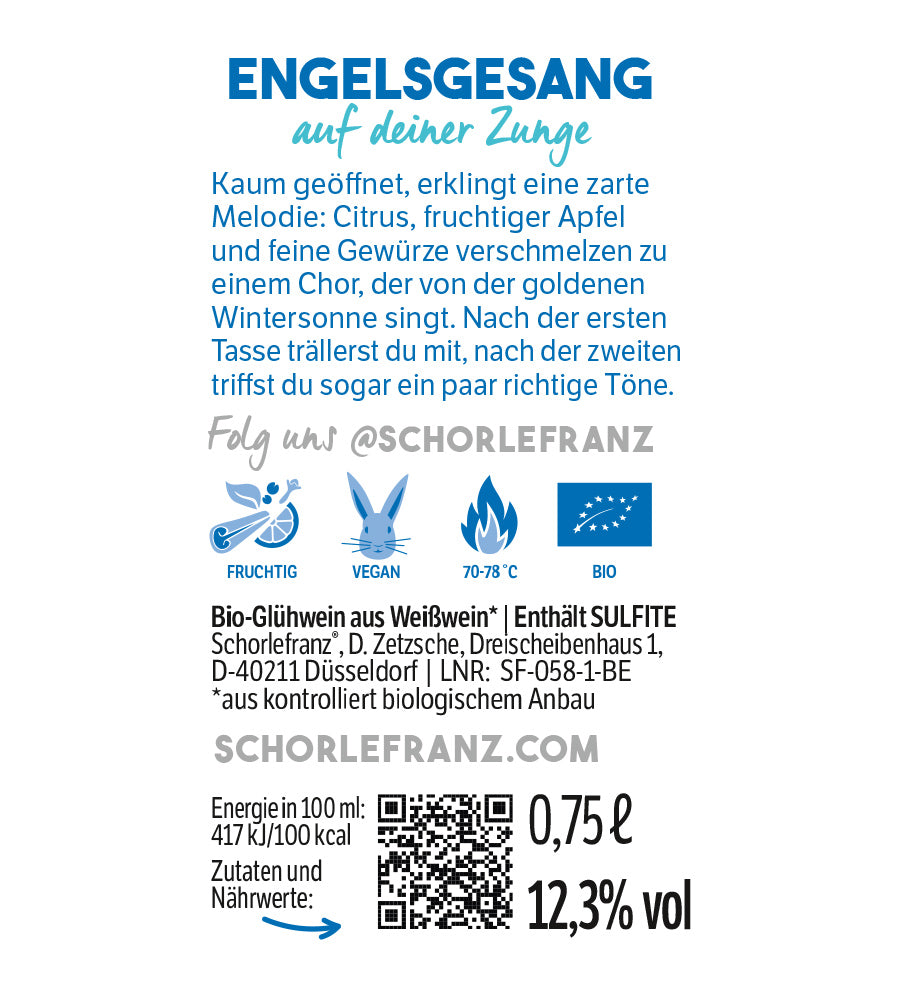 BIO Glühfranz weißer Glühwein
