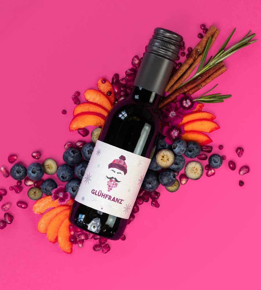 Mini Glühfranz roter Glühwein