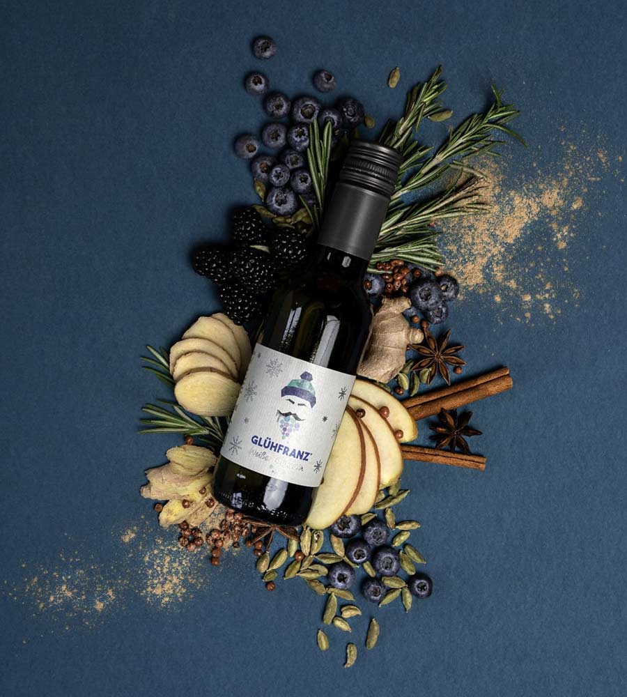 Mini Glühfranz weißer Glühwein