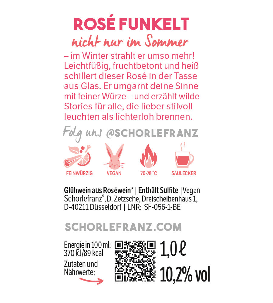 Glühfranz Rosé Glühwein