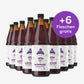 12 Flaschen Granatapfelpunsch (Bio) + 6 Flaschen gratis