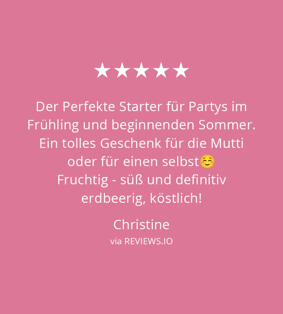 Erdbeersecco Alkoholfrei