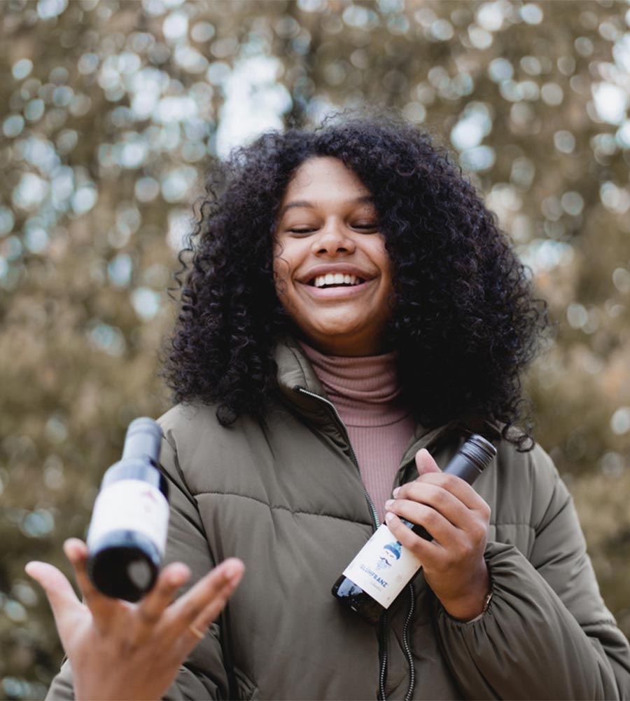 Mini Glühfranz weißer Glühwein