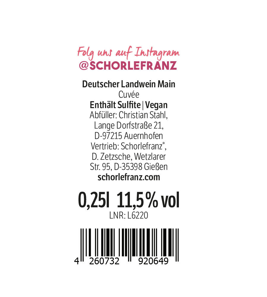 Mini Weinfranz Rotling 120x